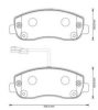 JURID 573357J Brake Pad Set, disc brake